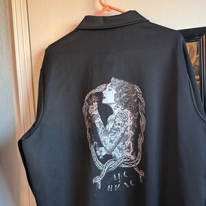 Men’s lightweight jacket tattoo graphic